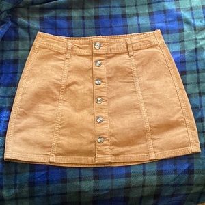 American Eagle high waisted corduroy skirt
